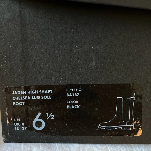 J.Crew Jaden High Shaft Chelsea Lug Sole Boot size 6.5 - Picture 10 of 10